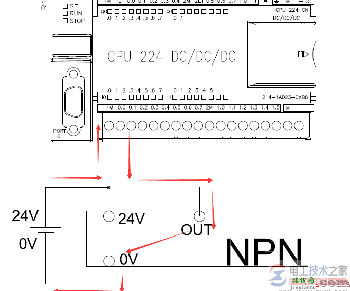 西门子plc输入端的类型_npn与pnp传感器的接线方式  第1张