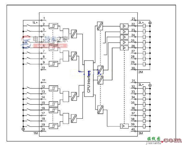 西门子s7-300模拟量输入模块接线图  第2张