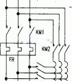 电动机M自耦变压器降压启动的实物接线图  第2张