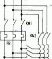 电动机M自耦变压器降压启动的实物接线图  第4张