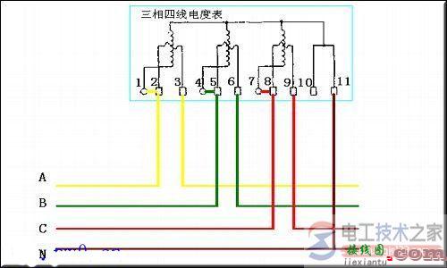 电流互感器与电表的几种接线图  第2张