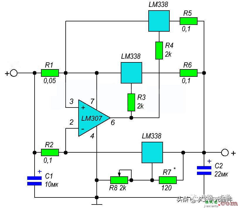 介绍17种LM338应用电路  第9张