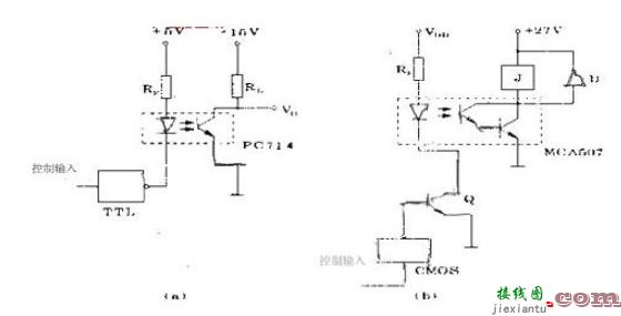 光电隔离电路工作原理（光电隔离电路/光耦反馈电路/三极管型光电耦合器）  第1张