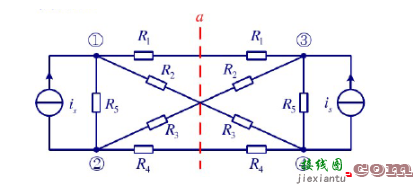 如何通过对称电路的等效变换转化回简单电路  第1张