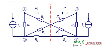 如何通过对称电路的等效变换转化回简单电路  第3张