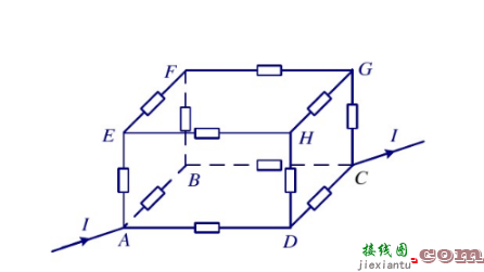 如何通过对称电路的等效变换转化回简单电路  第5张