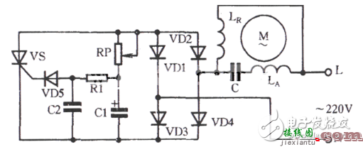 晶闸管调速电路图大全（包括LM324\晶闸管无级调光调速电路原理图）  第1张
