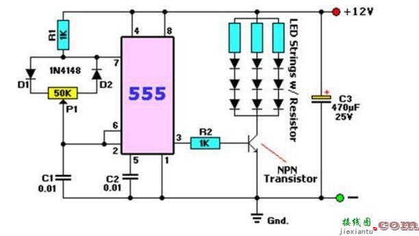 四款555脉冲宽度调制电路详细介绍  第1张