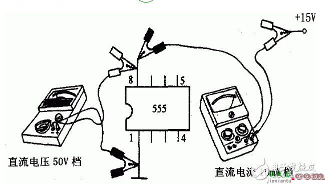 555内部电路结构与万用表测试555芯片的性能  第5张