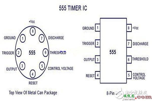 555定时器引脚图及功能表  第1张