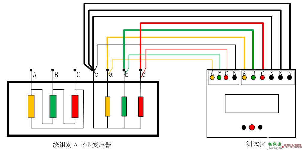 三通道变压器直流电阻检测仪接线图  第3张