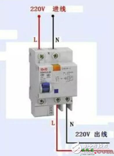 漏电保护器接线图原理_漏电保护器接线方法_三相漏电断路器接线方法详解  第9张