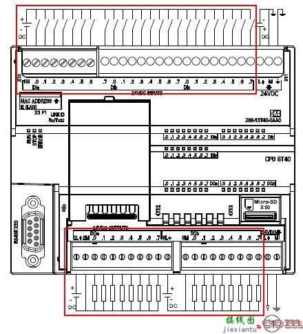 S7-200的介绍和S7-200 CPU的输入,输出接线图  第4张