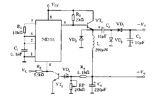 可调双极性降压型稳压电源电路图  第1张