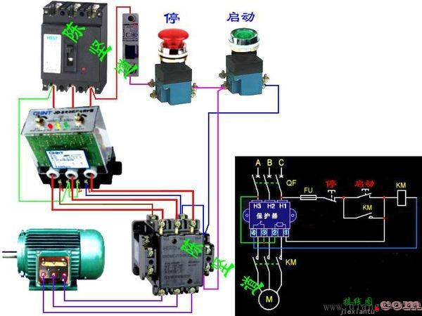 电动机综合保护器如何接线?电动机综合保护器接线图  第2张