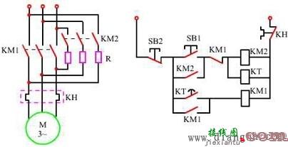 异步电动机定子绕组串电阻启动电路图解  第1张