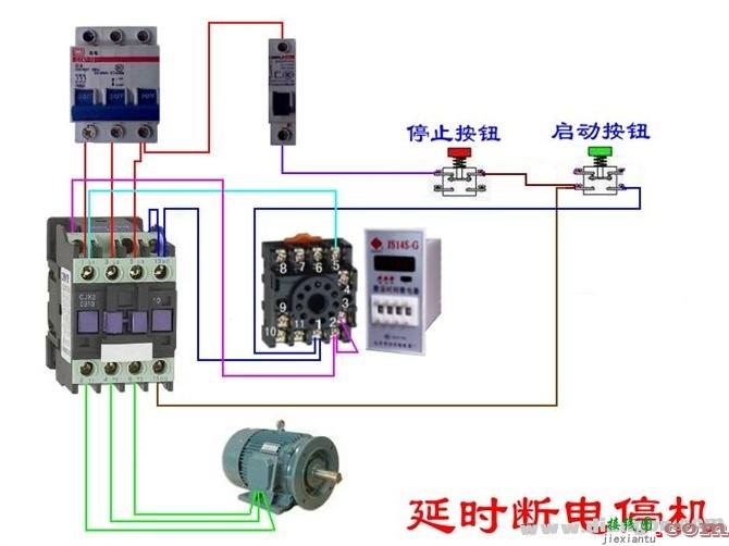 电工最常见电路_电动机控制接线电路图  第14张