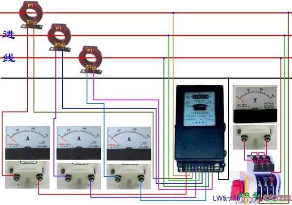 电压表和互感器的接线图  第1张