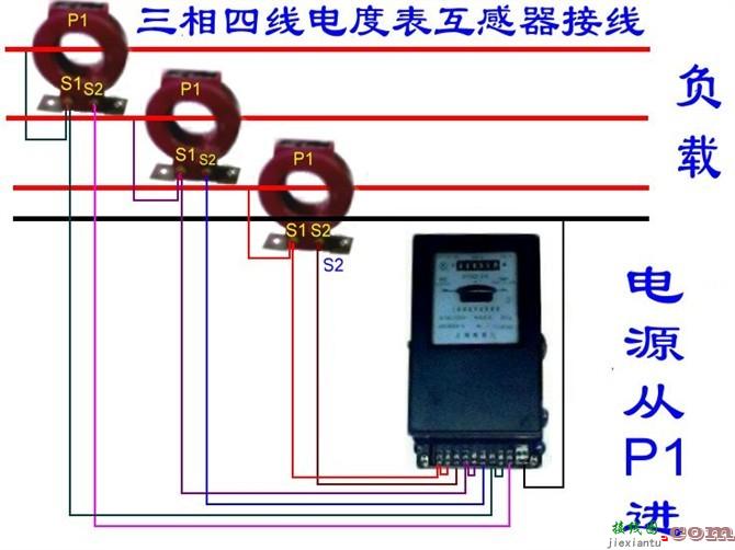 单相电能表接线图_互感器电能表接线图_三相电能表接线图  第8张