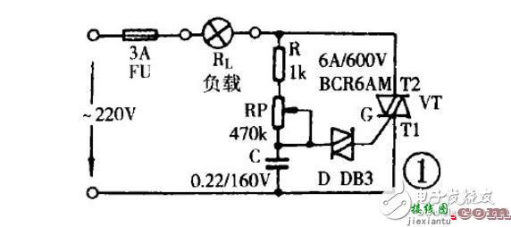 简易可控硅调压调温电路（可控硅特性,工作原理,作用与检测）  第3张