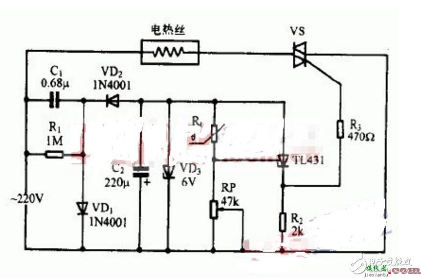 简易可控硅调压调温电路（可控硅特性,工作原理,作用与检测）  第6张