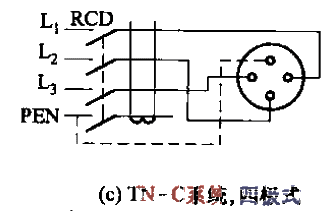 TN系统中漏电保护器供三相平衡负荷时的接线c  第1张