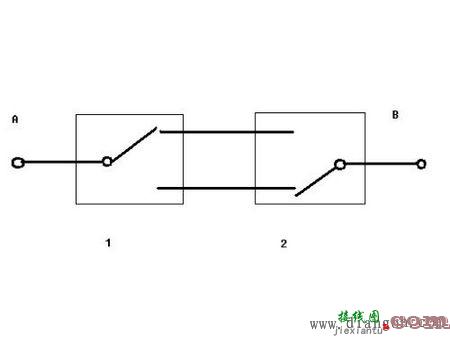 双联双控开关接线图(含原理和接线方法)  第1张