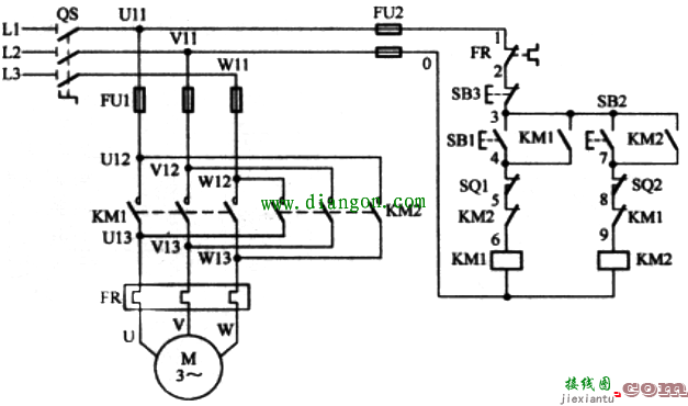 交流接触器与电动机的实物接线图  第4张