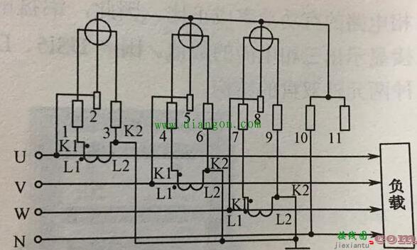 三相电能表怎么接互感器？三相电表互感器接线图  第2张