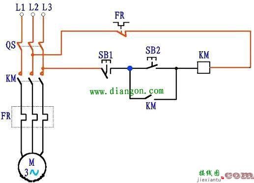 电工简单电路图入门-电路图图解分析  第6张