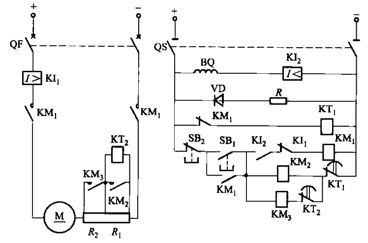 直流电动机电枢串入电阻启动调试电路之二  第1张