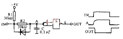 简单的TTL延迟电路（三）电路图  第1张