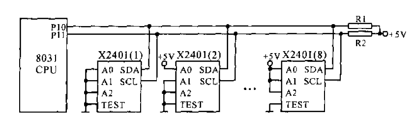 X2401串行EEPROM与8031的连接  第1张