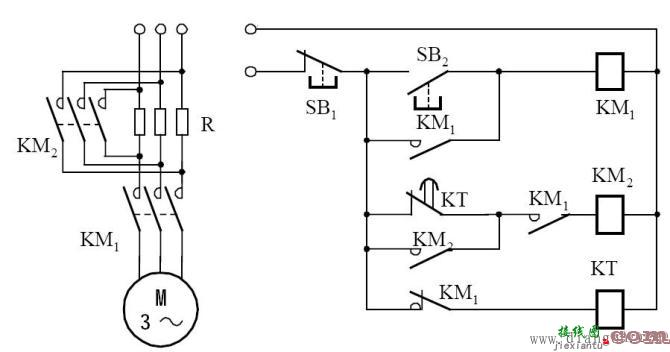继电接触器控制电路_继电器控制交流接触器_继电器与接触器控制电路图解  第9张
