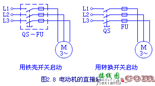 三相异步电动机的启动控制电路