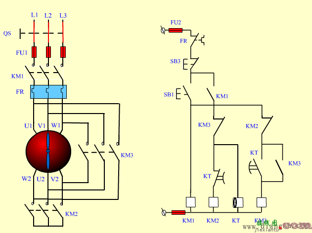 常用电机控制电路图_电动机控制电路精选_常用电机控制电路图集  第12张
