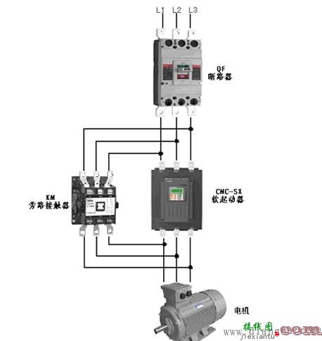 电机软启动器的主接线图和接线方式  第9张
