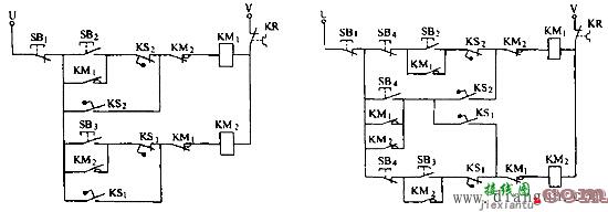 双向反接制动的电气控制线路和改进的双向反接制动的电气控制线路图解  第1张