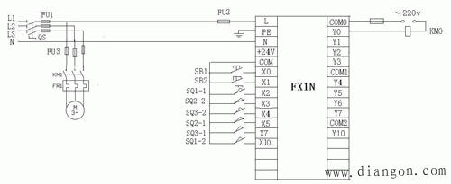 三相异步电动机接触器联锁正反转控制线路plc编程实例  第6张