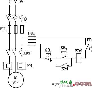 异步电动机的直接启动电路图原理分析  第2张