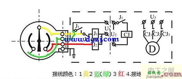 电接点压力表实物接线图_380电接点压力表接线图  第2张