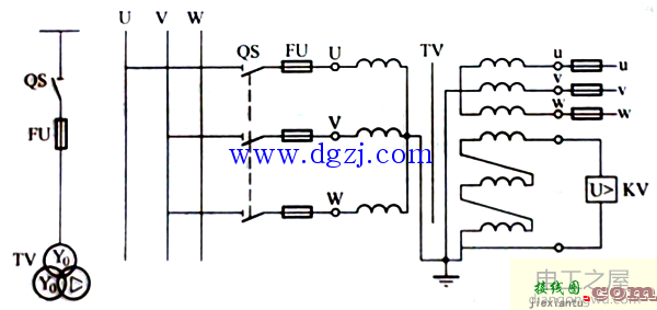 电压互感器接线图讲解_电压互感器接线图及方式  第4张