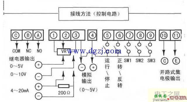 变频器的主电路接线图_变频器控制线接线图  第2张
