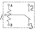 5脚继电器原理图和接线图  第1张