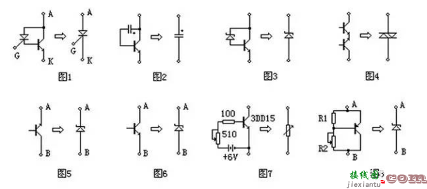 半导体三极管的作用用途与实物接线图介绍  第4张