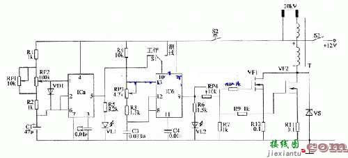 电虾机制作方法及电路原理图  第1张