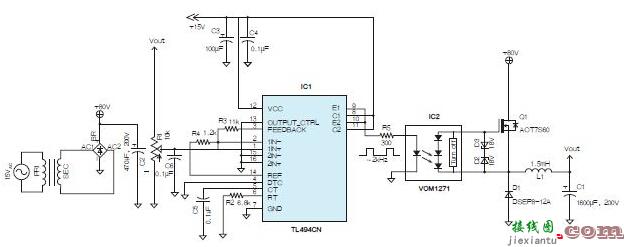 详解采用光电耦合器的可变高压电源设计  第1张