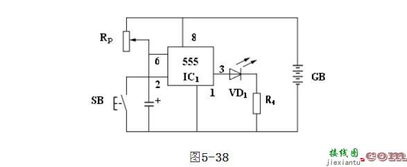 555定时器延时电路 - 555电路水位排污控制器（六款555定时器典型电路）  第1张