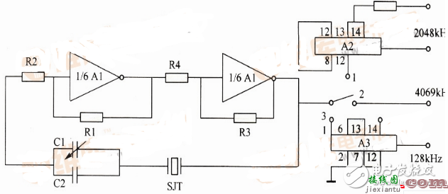 最简单三级管振荡电路图（四） - 最简单三级管振荡电路图大全（六款最简单三级管振荡电路设计原理图详解）  第2张