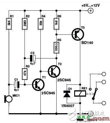 声光控电路 - 声控开关电路设计汇总（八款设计电路原理详解）  第3张